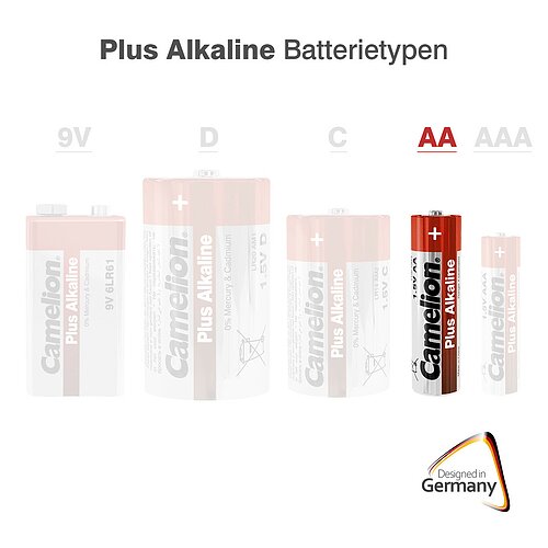 100er Camelion Plus AA Mignon LR6 Alkaline Batterien
