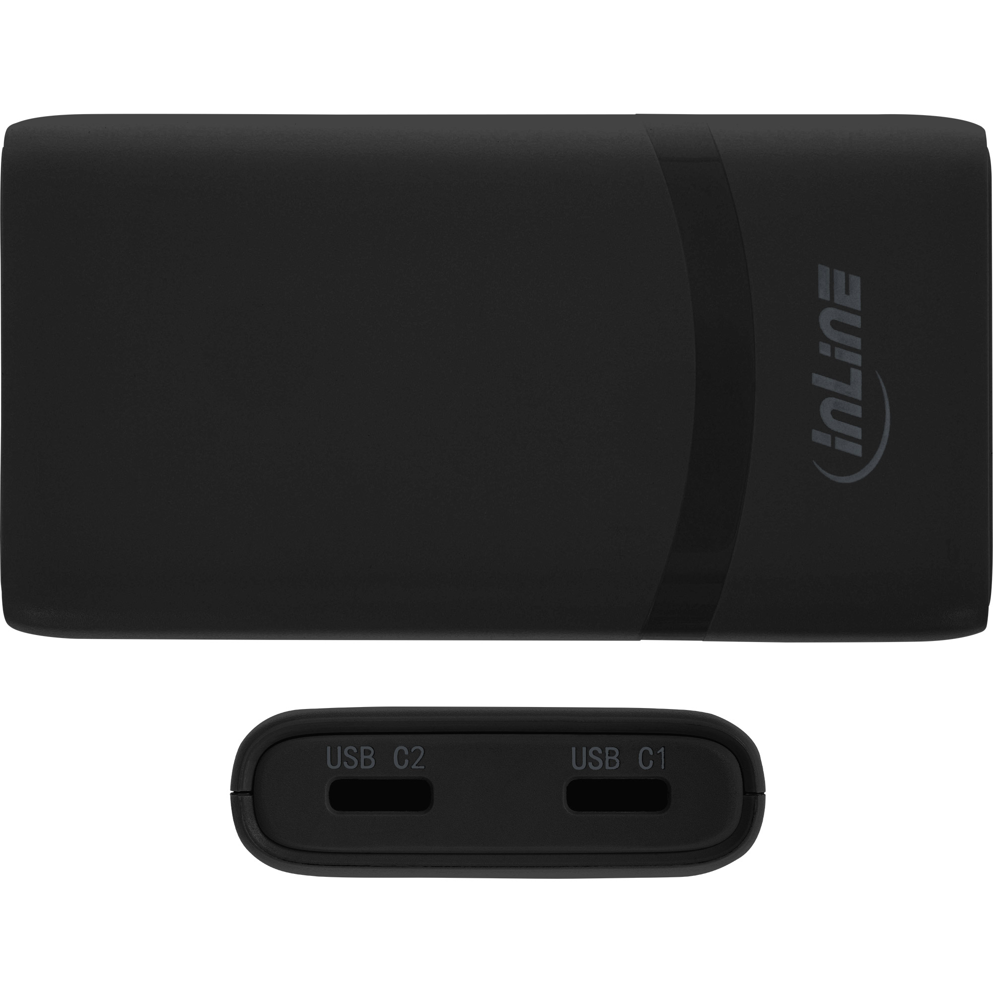 InLine® USB Reise-Netzteil Ladegerät, Dual USB-C, PD, PPS, 65W, flach, schwarz InLine® USB Reise-Netzteil Ladegerät, Dual USB-C, PD, PPS, 65W, flach, schwarz