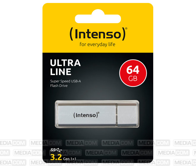 USB 3.2 Stick 64GB, Ultra Line, silber USB 3.2 Stick 64GB, Ultra Line, silber