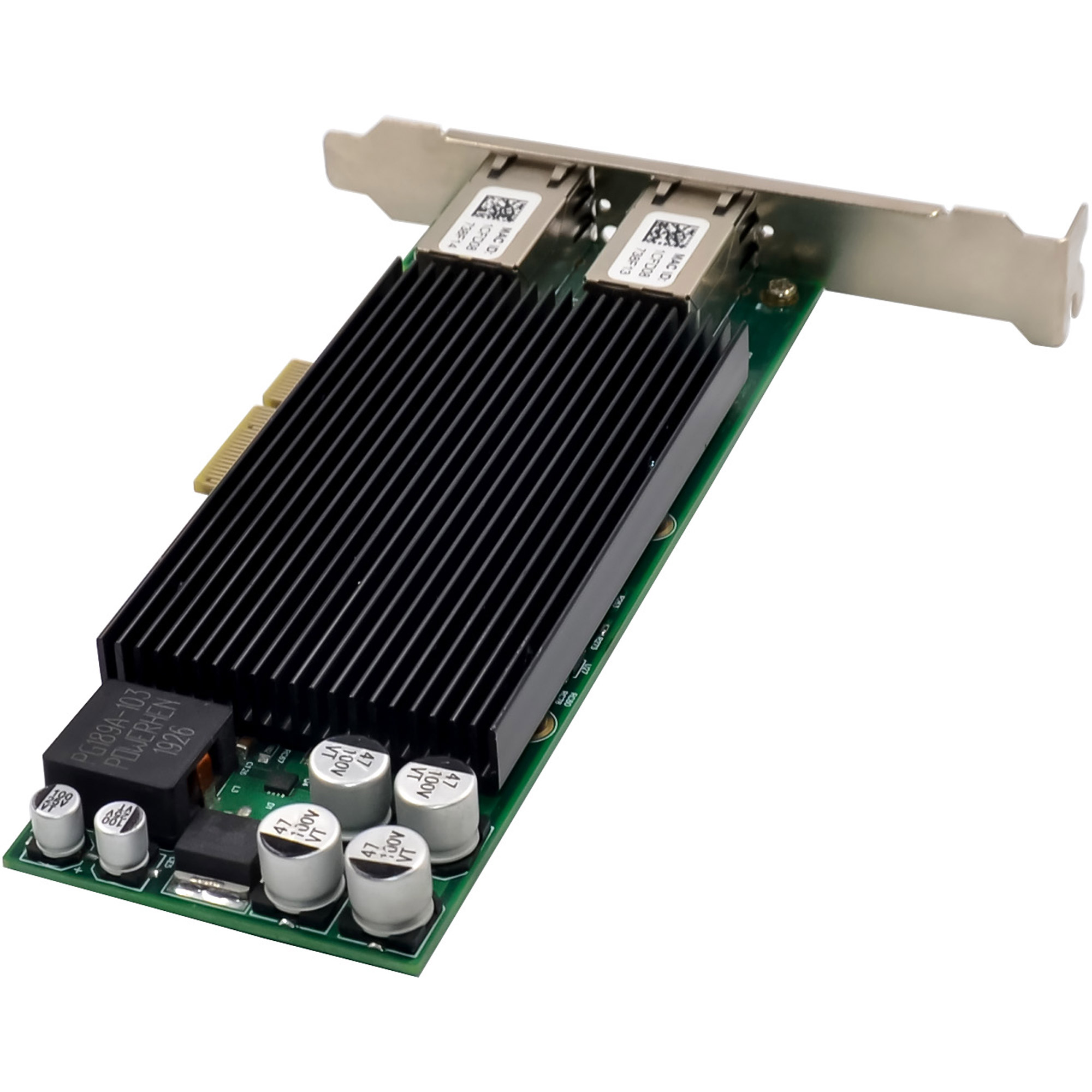 InLine® Dual Gigabit Netzwerkkarte, 2x RJ45 1 Gb/s, PCIe x4, PoE+