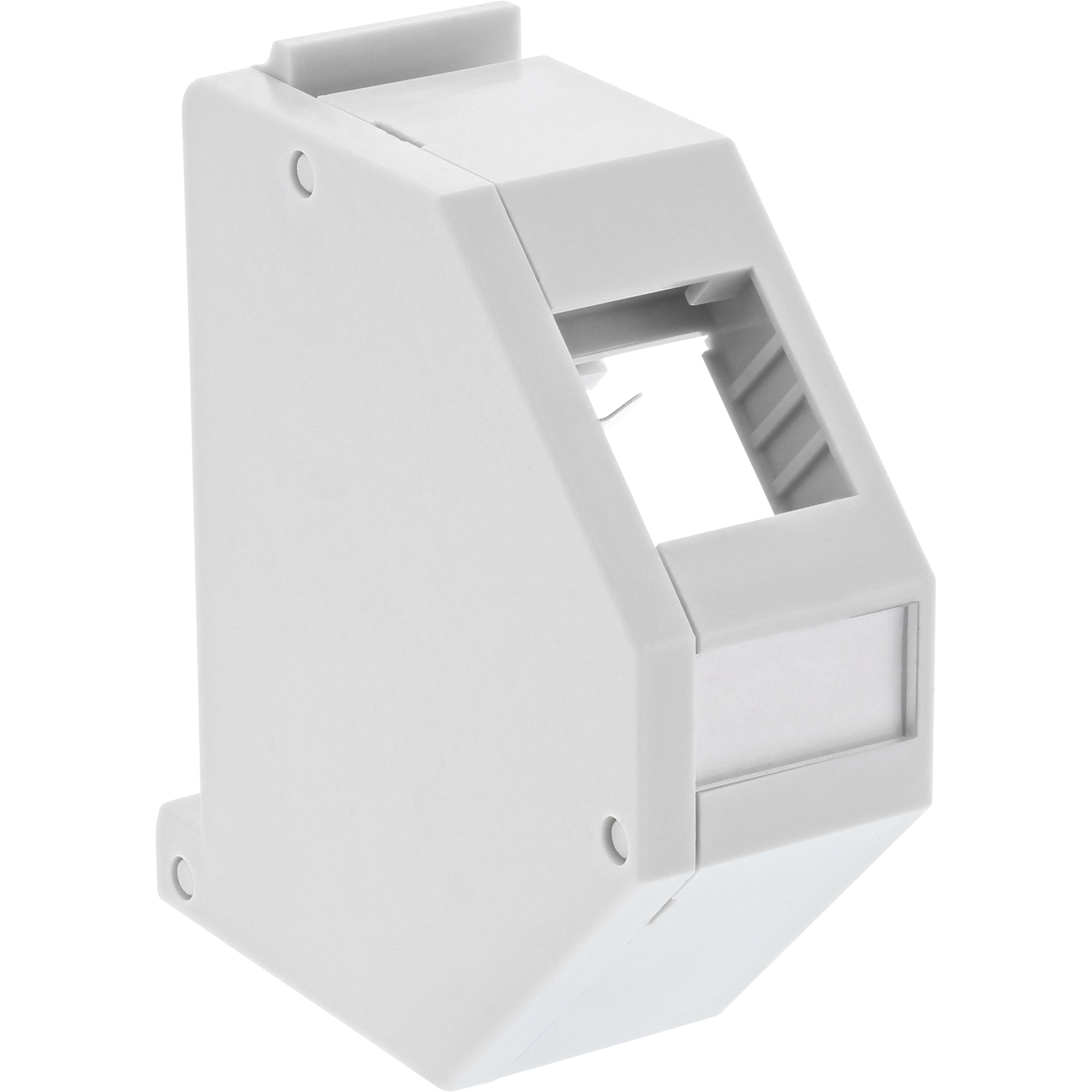 Inline® Keystone SNAP-In Modulhalter, 1-fach für Hutschiene