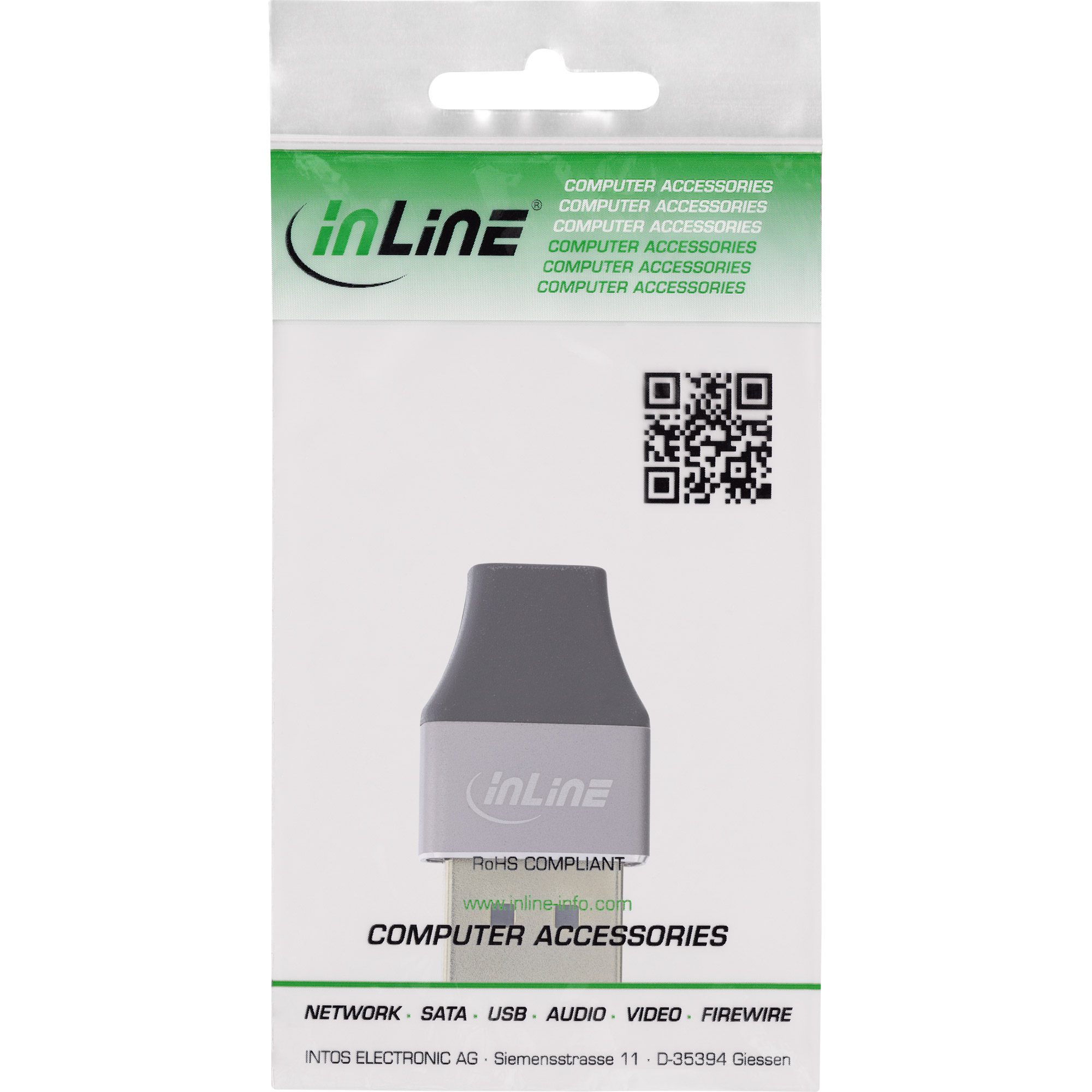 InLine® DisplayPort 1.4 Adapter, DP Stecker / Mini DP Buchse, 8K UHD InLine® DisplayPort 1.4 Adapter, DP Stecker / Mini DP Buchse, 8K UHD