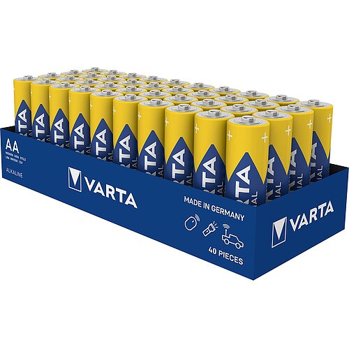 40x Varta Pro Industrial AA Mignon LR6 Alkaline Batterie