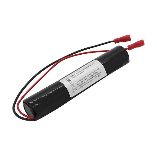 Notleuchtenakku NiMH 3,6V 3500mAh L1x3 Sub-C mit 200mm Kabel und Faston-Buchsen 4,8mm ersetzt RPower 20101 Notleuchtenakku NiMH 3,6V 3500mAh L1x3 Sub-C mit 200mm Kabel und Faston-Buchsen 4,8mm ersetzt RPower 20101