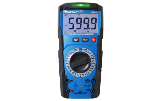 Digital Multimeter PeakTech ''P3349'', 6000 Counts, 600V, True RMS, Man. Range