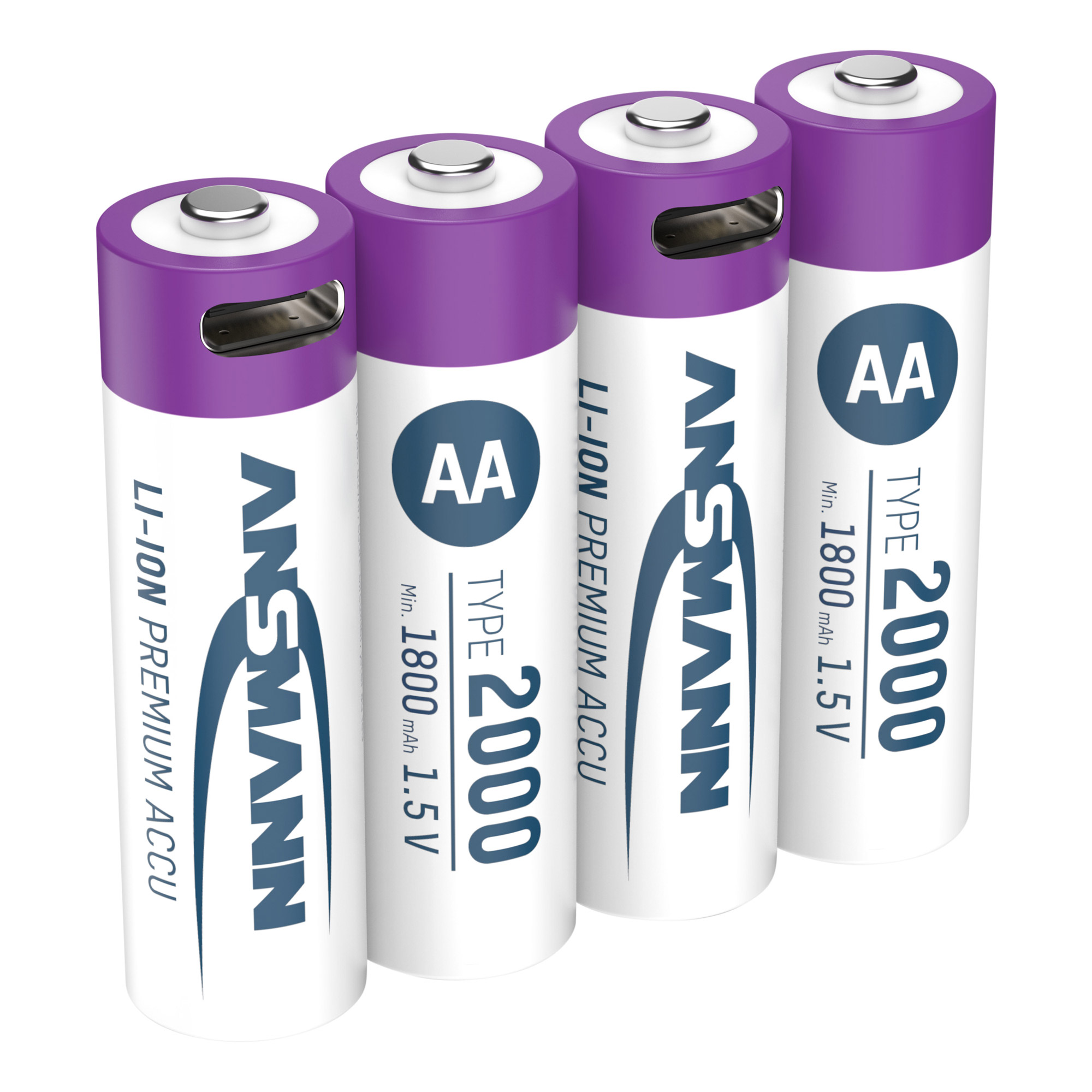 4x Ansmann Li-Ion AA Mignon Akku 1,5V - 2000mAh 4x Ansmann Li-Ion AA Mignon Akku 1,5V - 2000mAh