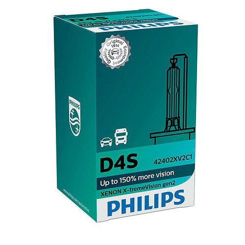 Philips D4S 35W P32d-5 X-treme Vision + 150%