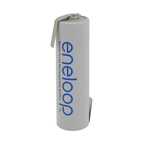 Panasonic NiMH-Akku HR-3UTGA Eneloop Mignon 2000mAh mit Lötfahnen Z-Form Panasonic NiMH-Akku HR-3UTGA Eneloop Mignon 2000mAh mit Lötfahnen Z-Form