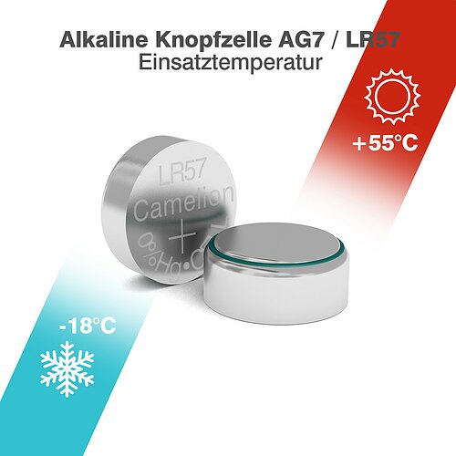 10x Camelion AG7 LR57 LR927 395 1.5V Alkaline Knopfzelle 10x Camelion AG7 LR57 LR927 395 1.5V Alkaline Knopfzelle