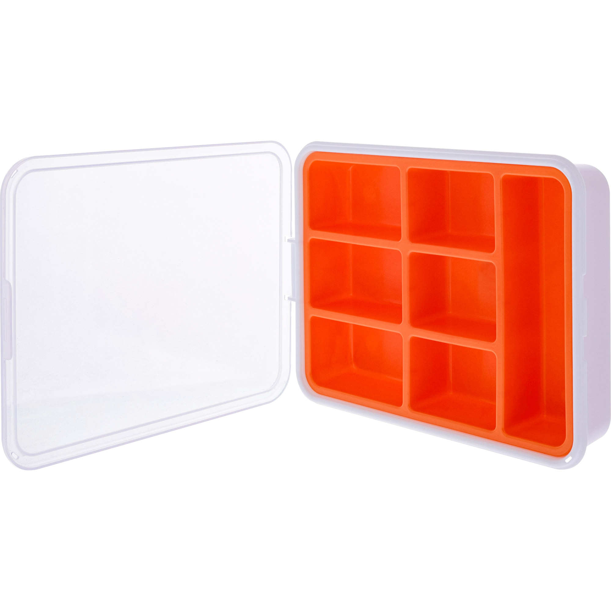 InLine® Kleinteilebox, 7 Fächer, Abmessungen: 180x140x40mm, orange InLine® Kleinteilebox, 7 Fächer, Abmessungen: 180x140x40mm, orange