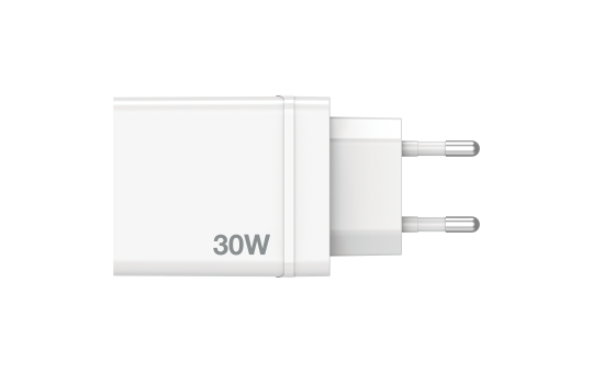Ladeadapter Verbatim ''CHR-30EU2'', 30W, weiß, 2xUSB-A, 1xUSB-A QC, 1xUSB-C PD
