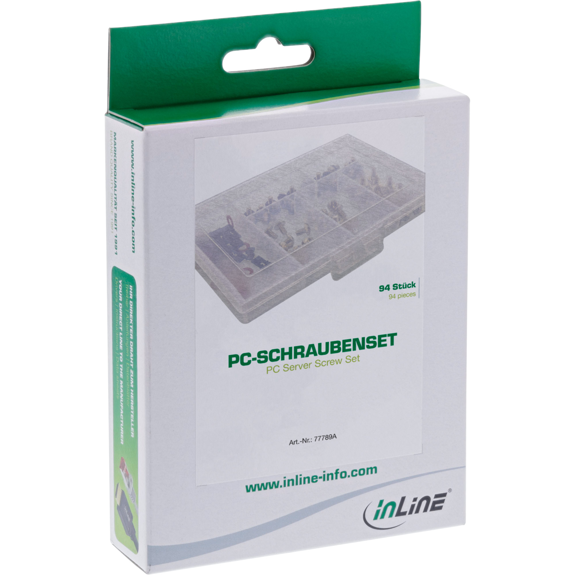 Inline® PC-Schraubenset, 94-teilig