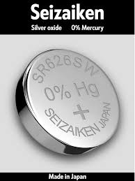 1x SR626SW SR66 377 Silberoxid Batterie Seizaiken 1,55 V