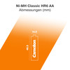 Camelion NiMH AA Mignon 2300mAh HR6 Classic Akku 