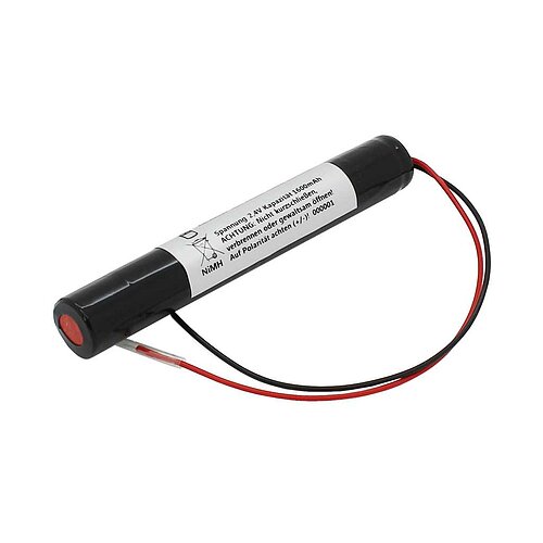 Akkupack NiMH 2,4V 1600mAh L1x2 Mignon AA mit 150mm Kabel