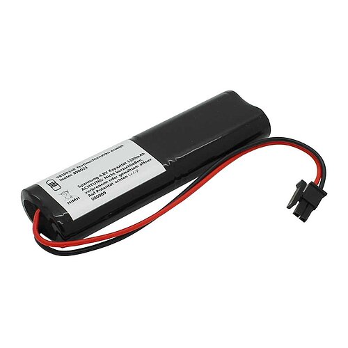 Notleuchtenakku NiMH 4,8V 1100mAh L2x2 Mignon AA mit 150mm Kabel & Stecker ersetzt Inotec 890021 Notleuchtenakku NiMH 4,8V 1100mAh L2x2 Mignon AA mit 150mm Kabel & Stecker ersetzt Inotec 890021