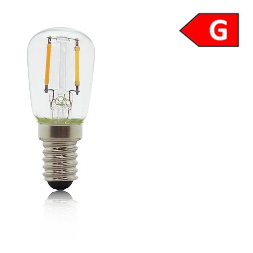 BP Filament LED Birnenlampe E14 1,2W warm weiß klar
