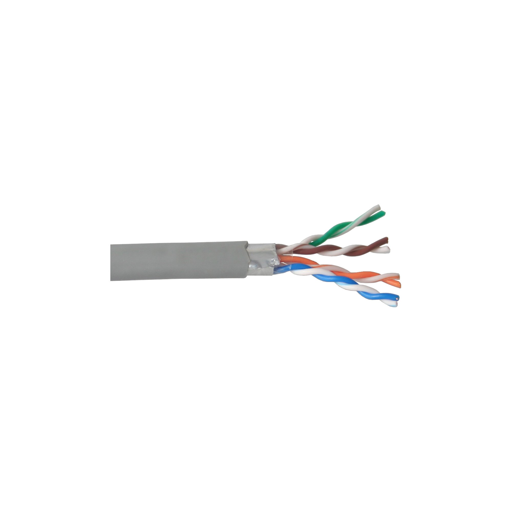 100m - Inline® Verlegekabel, F/UTP, Cat.5e, AWG24 CCA, PVC