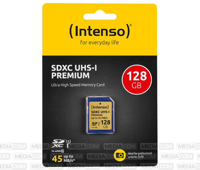SDXC-Card 128GB, Premium, Class 10, U1, UHS-I SDXC-Card 128GB, Premium, Class 10, U1, UHS-I
