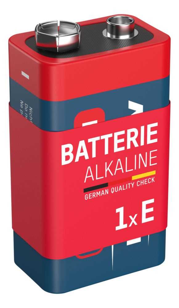 Duracell Plus 9V Block 6LR61 Alkaline Batterie - 10er Verpackung