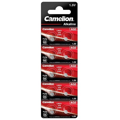 10x Camelion AG0 LR63 LR521 379 1.5V Alkaline Knopfzelle
