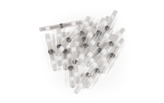 Lötverbinder McPower, Ø1,7mm - weiße Markierung, 0,25-0,34mm² Kabel, 20er-Pack