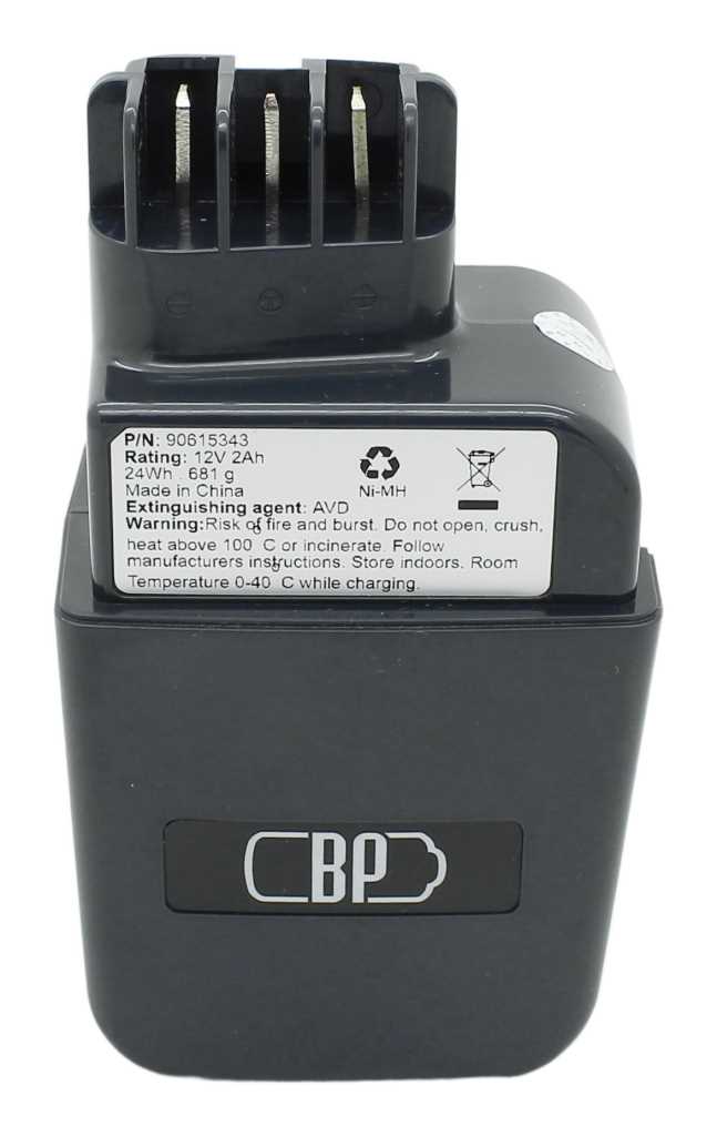 Werkzeugakku NiMH 12V 2,0Ah ersetzt Metabo 6.30071.00 Werkzeugakku NiMH 12V 2,0Ah ersetzt Metabo 6.30071.00