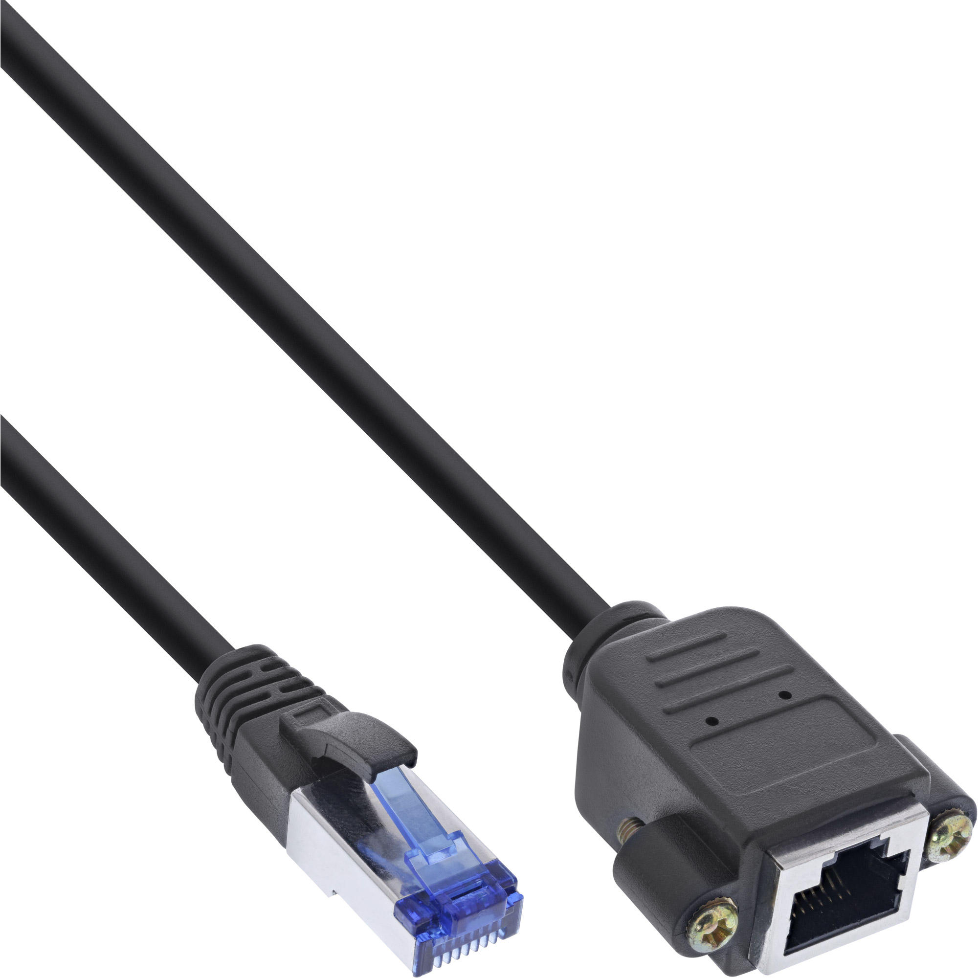 Inline® Patchkabel VerLängerung, S/FTP (PiMf), Cat.6A, halogenfrei, Kupfer, 7,5m
