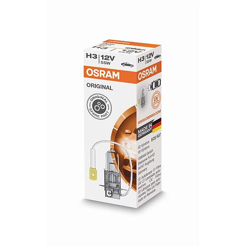 OSRAM H3 12V 55W PK22s 1 St. Original Spare Part
