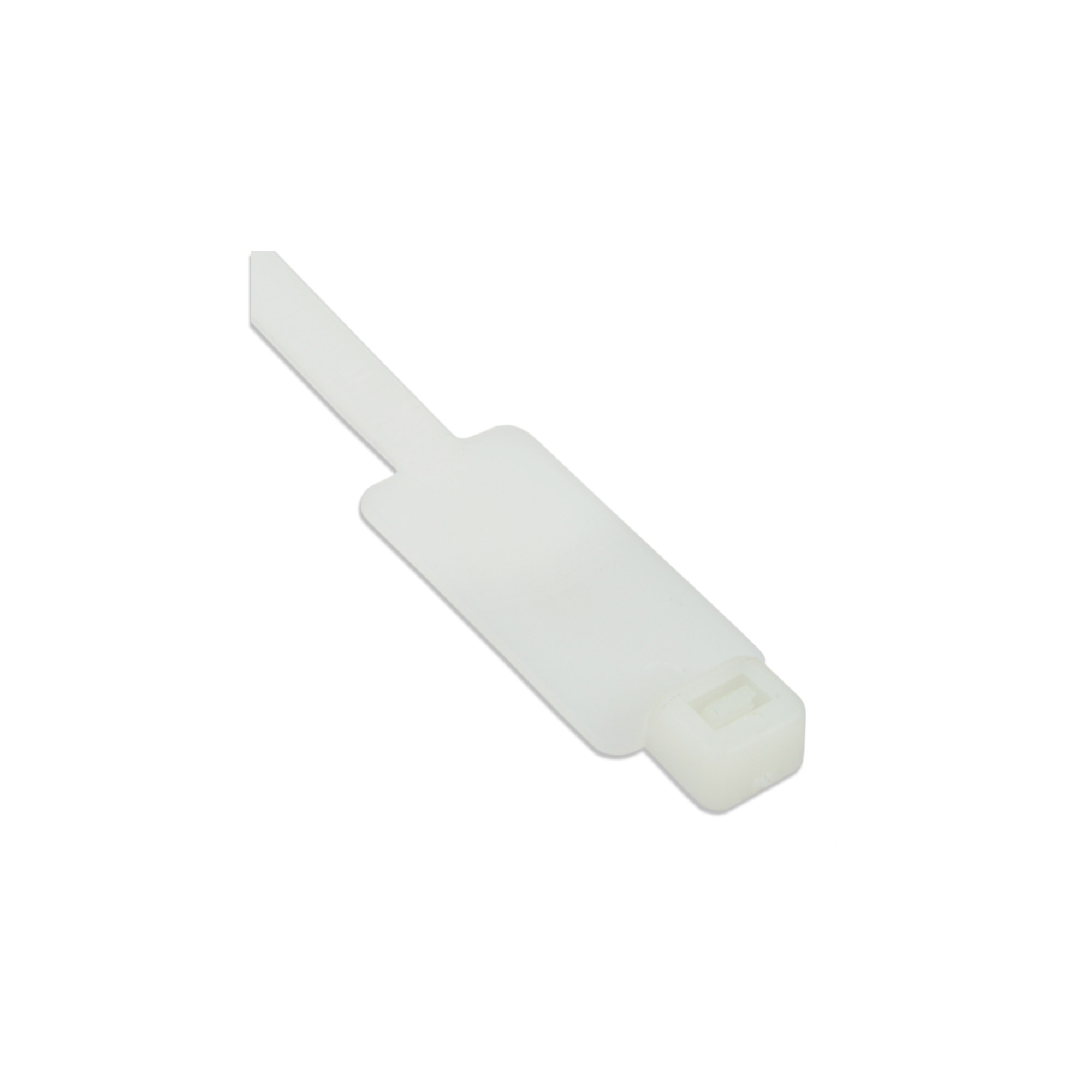 Inline® Kabelbinder mit Markierfeld, Länge 200mm, Breite 4,8mm, 100 St., natur