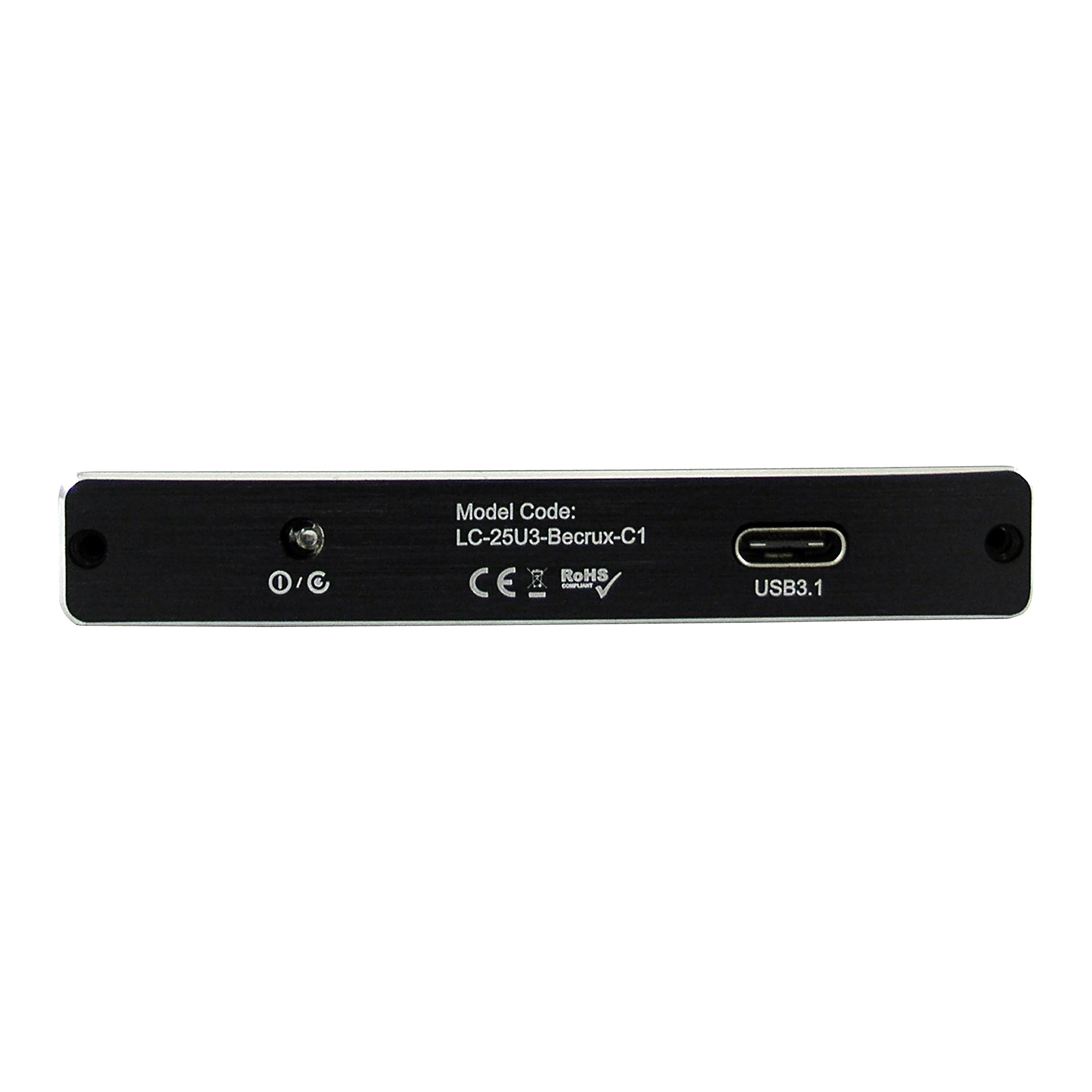 LC-Power LC-25U3-Becrux-C1, externes 2,5" USB 3.2-Gen.2-USB-C-Festplattengehäuse LC-Power LC-25U3-Becrux-C1, externes 2,5" USB 3.2-Gen.2-USB-C-Festplattengehäuse