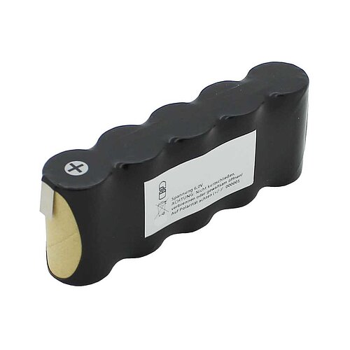 Akkupack NiMH 6,0V 1500mAh F1x5 Sub-C mit Lötfahnen