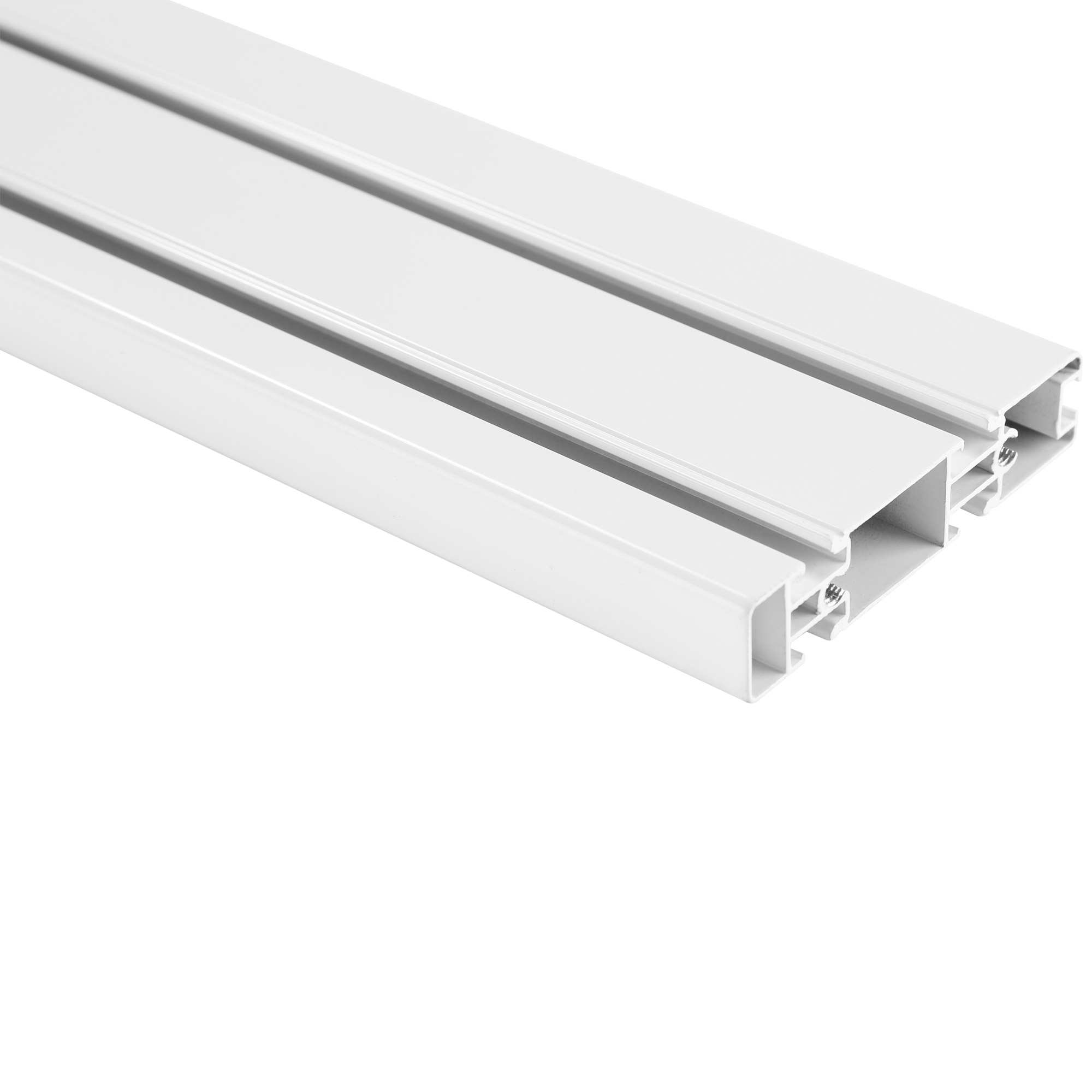 Inline® Slatwall Panel Aluminium, für Wandhalterung, weiß, 1,2m
