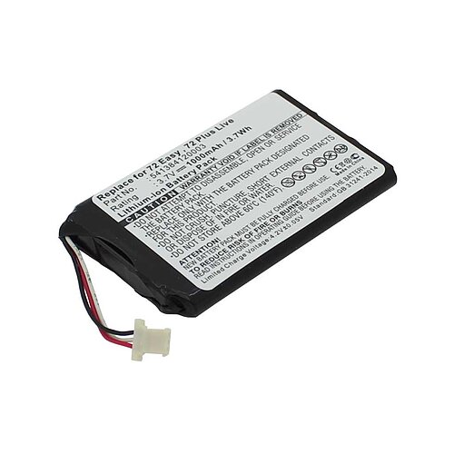 PDA-Akku LiIon 3,7V 1000mAh ersetzt Navigon JS541384120003 PDA-Akku LiIon 3,7V 1000mAh ersetzt Navigon JS541384120003