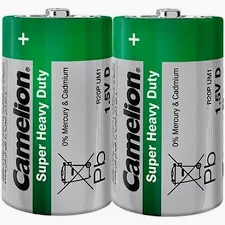 10x Camelion Super Heavy Duty Mono D R20 Zink Kohle Batterien