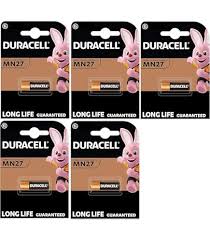 5x Duracell MN27 V27A LR27A Alkaline 12V Batterie 