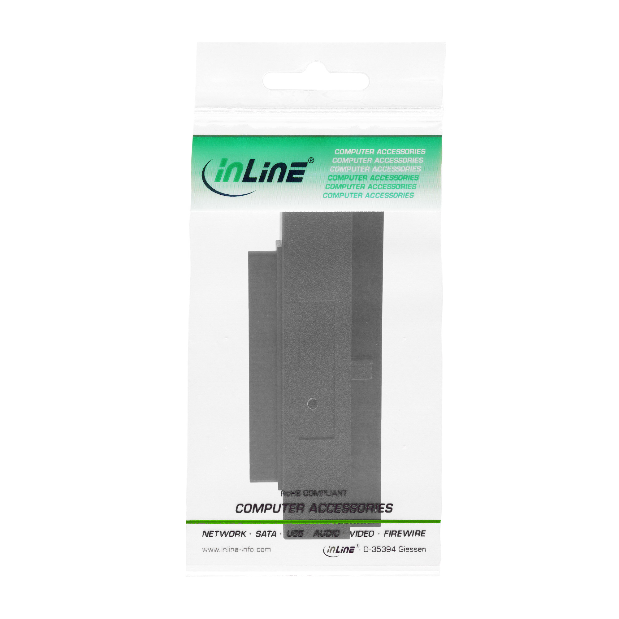 Inline® SCSI III Adapter intern, 50pol Pfostenbuchse an 68pol mini SubD Buchse