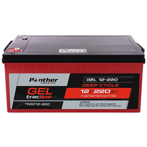 Panther tracline Gel Deep Cycle 12V 220Ah