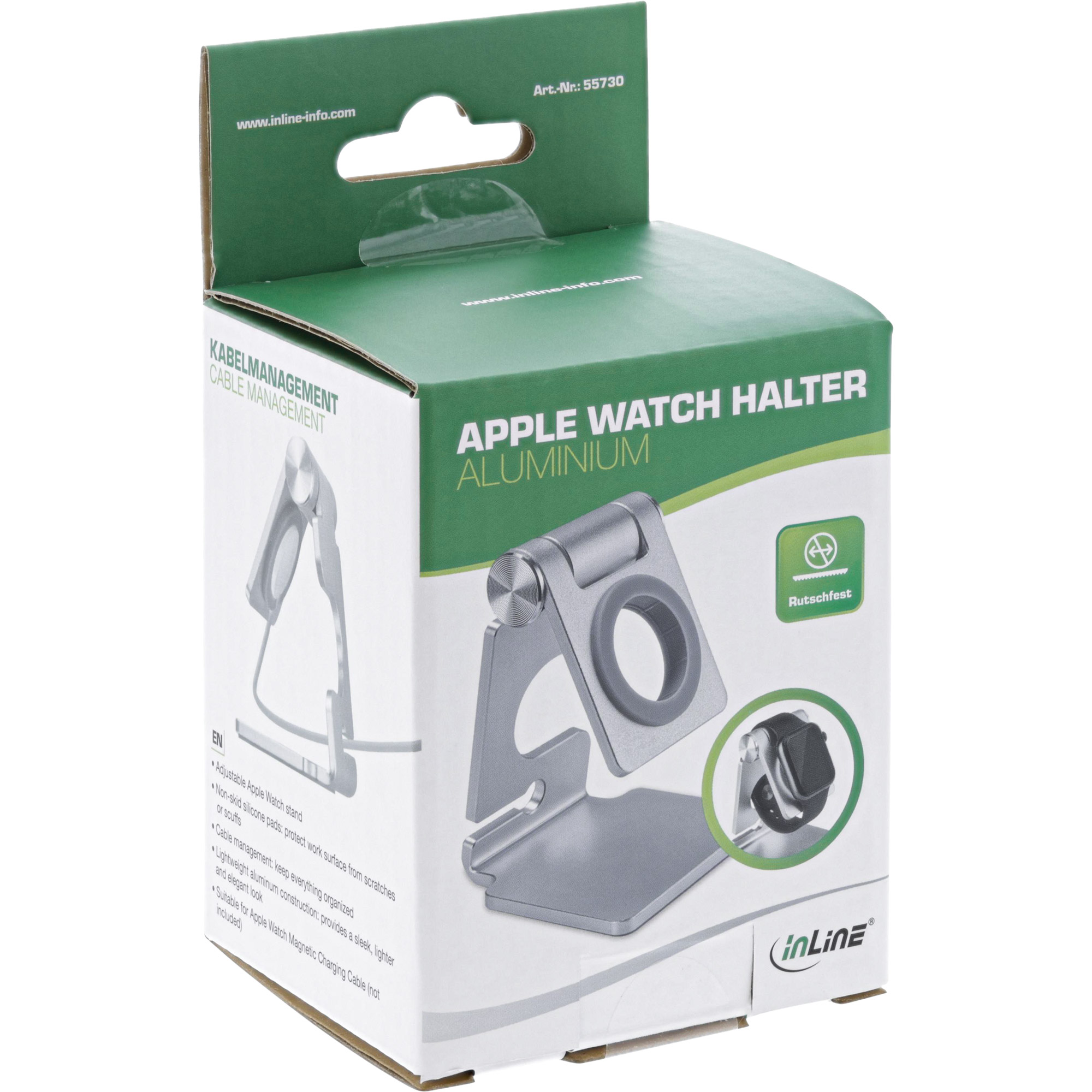 Inline® Aluminium Halter für die Apple Watch