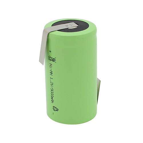 XCell X9000HD NiMH-Akku 9000mAh Mono Flattop mit Lötfahnen Z-Form XCell X9000HD NiMH-Akku 9000mAh Mono Flattop mit Lötfahnen Z-Form