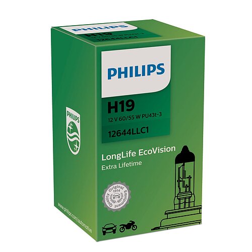 Philips H19 12V 60/55W PU43t-1 LongLife 1 Stück