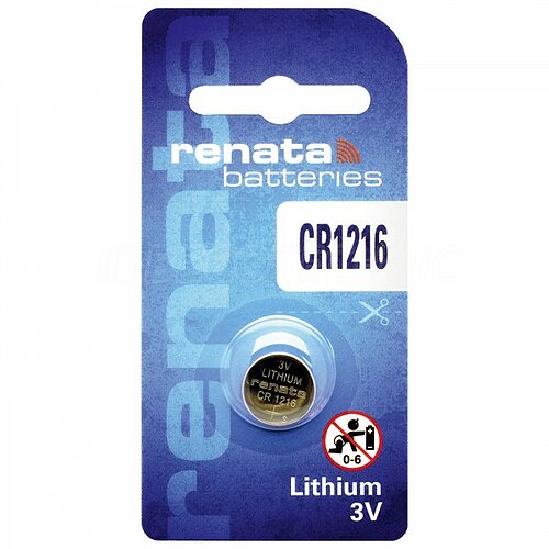 Renata CR1216 Lithium Knopfzelle 3V Batterie 