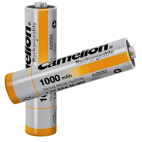 2x Camelion NiMH AAA Micro 1000mAh HR03 Classic Akku