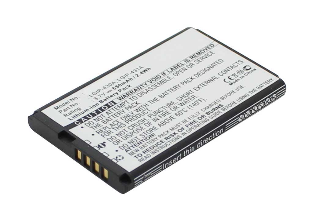 Handyakku LiIon 3,7V 600mAh ersetzt LG UX220 Handyakku LiIon 3,7V 600mAh ersetzt LG UX220