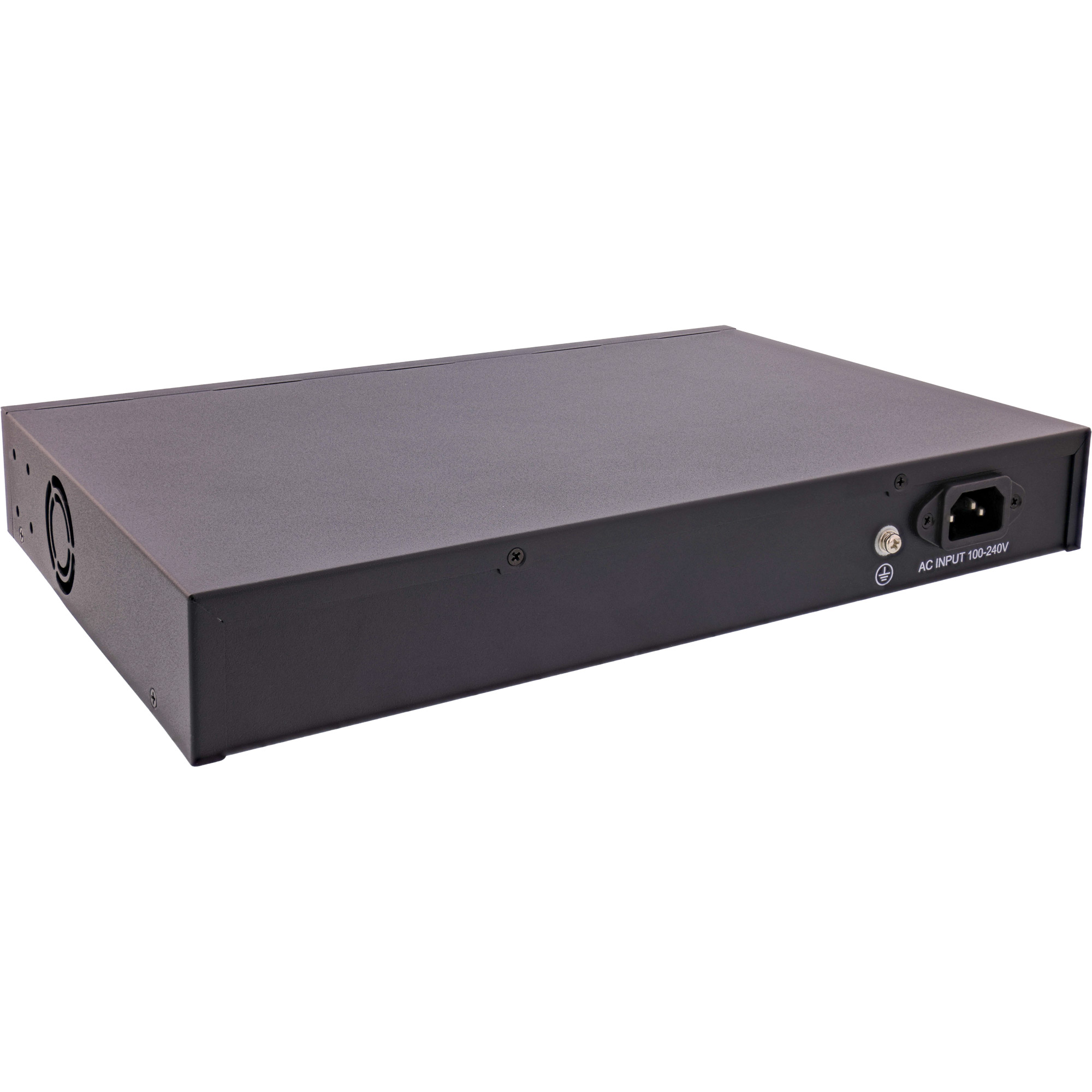 InLine® Netzwerk Switch 8-Port, 10Gigabit Ethernet, 19", Metall, Lüfter