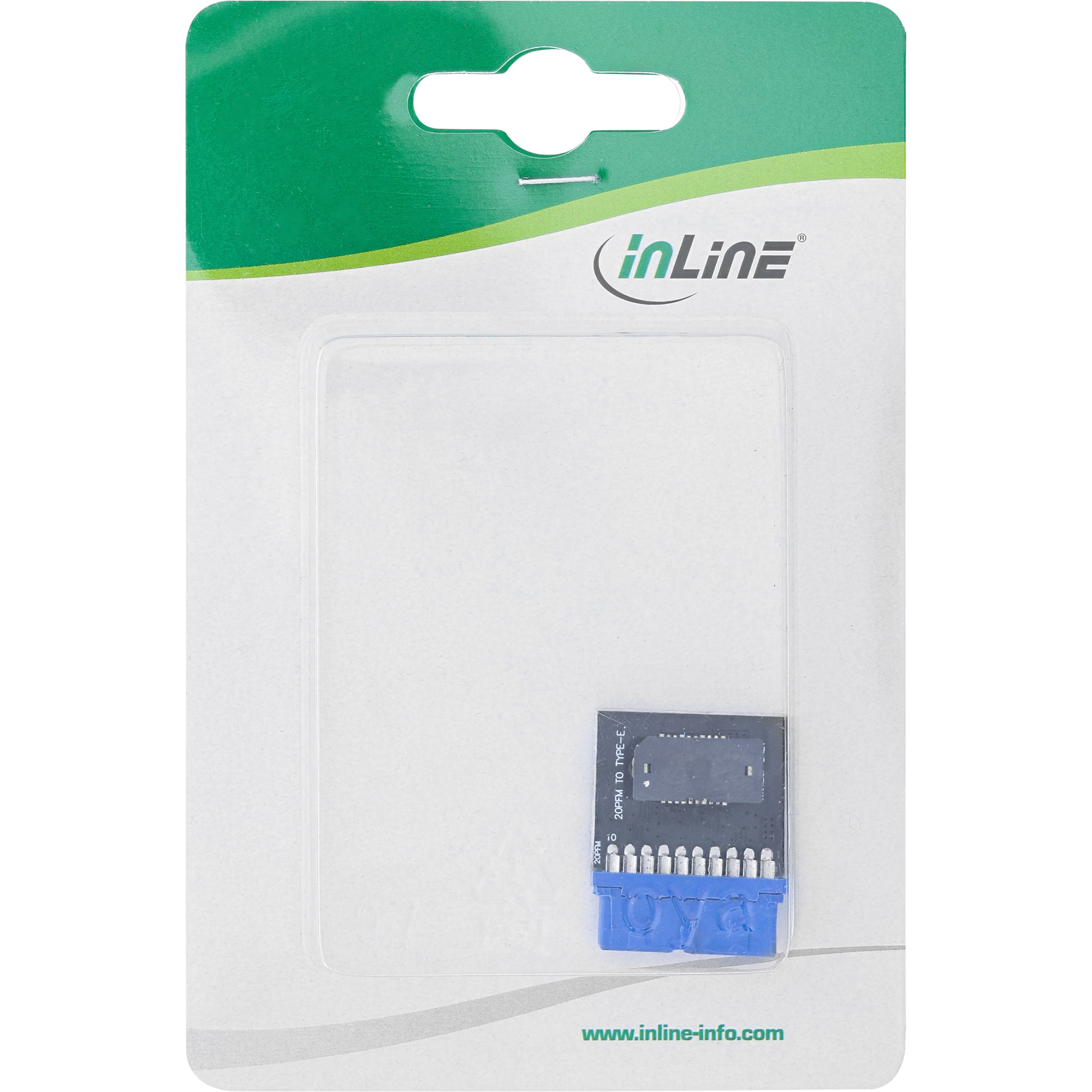 Inline® USB 3.0 zu USB 3.1 Frontpanel Key-B Adapter intern Inline® USB 3.0 zu USB 3.1 Frontpanel Key-B Adapter intern