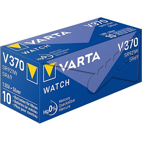 10x SR920W SR69 370 Silberoxid Batterie Varta 1,55 V