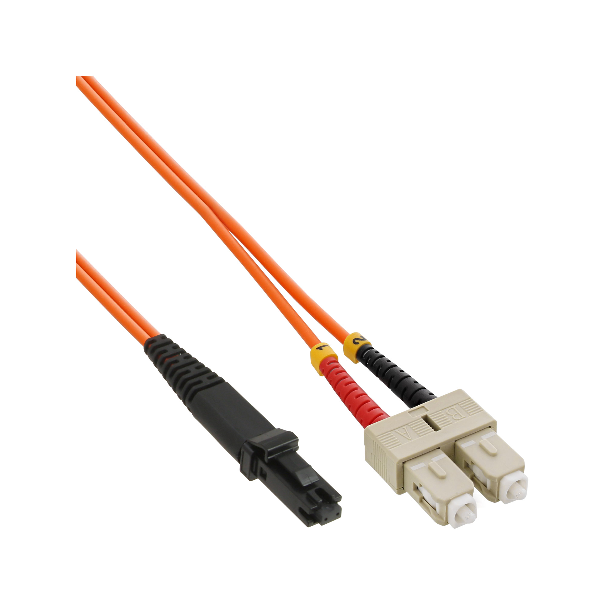 3m - Inline® LWL Duplex Kabel, MTRJ/SC, 50/125µm, OM2