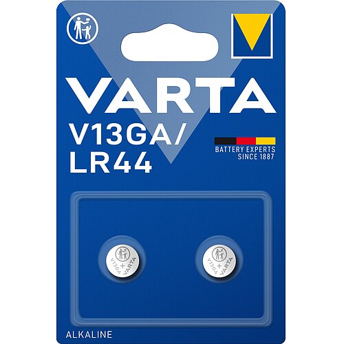2x Varta V13GA LR44 LR1154 357 1.5V Alkaline Knopfzelle