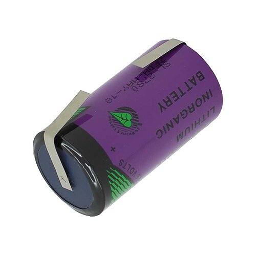 Tadiran Lithium SL-2780/T D 3,6V mit Lötfahnen U-Form Tadiran Lithium SL-2780/T D 3,6V mit Lötfahnen U-Form